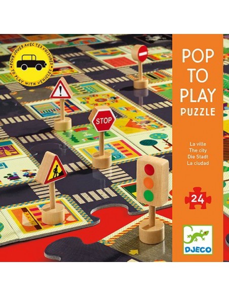 Puzle Gigante La Ciudad - 24 pzs