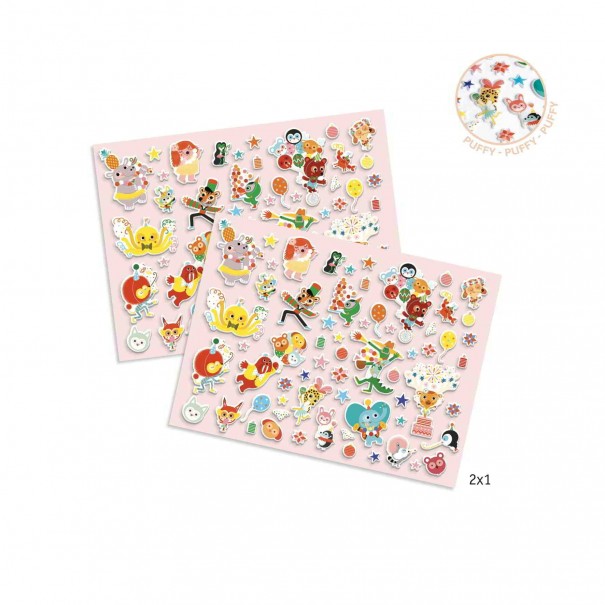 Pegatinas con volumen - La fiesta