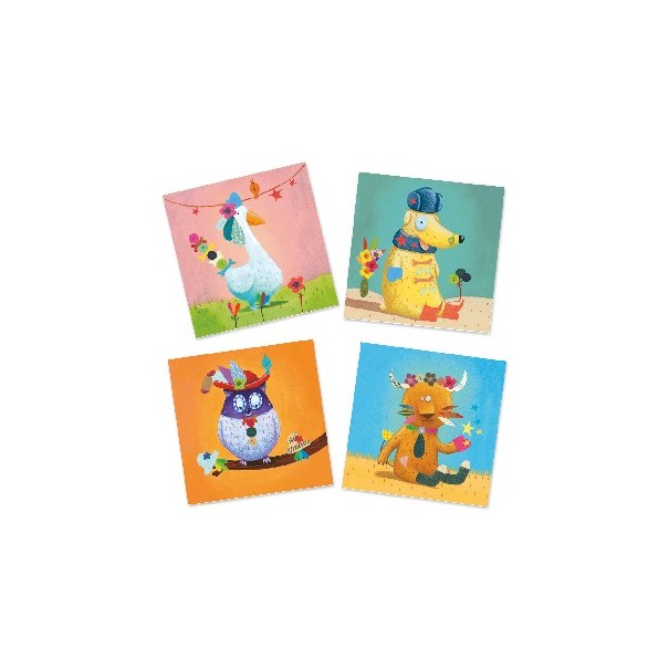 Crear animales con adhesivos