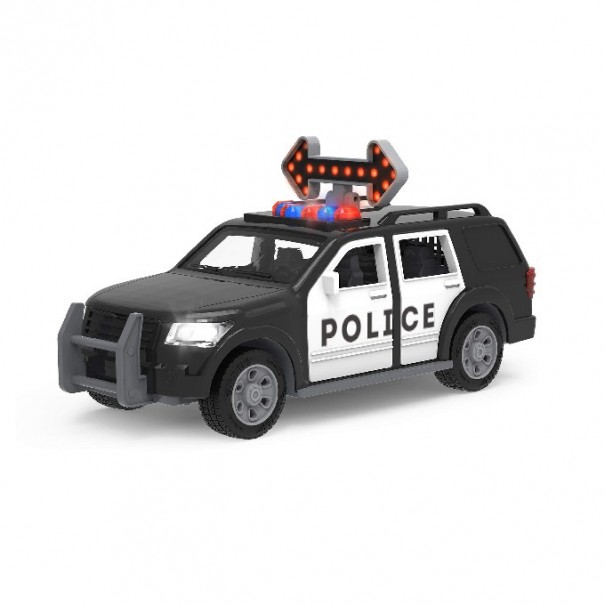 logo Pensativo preparar Mini coche de policía de juguete de Driven by Battat