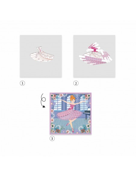 Crear con papel - Bailarinas