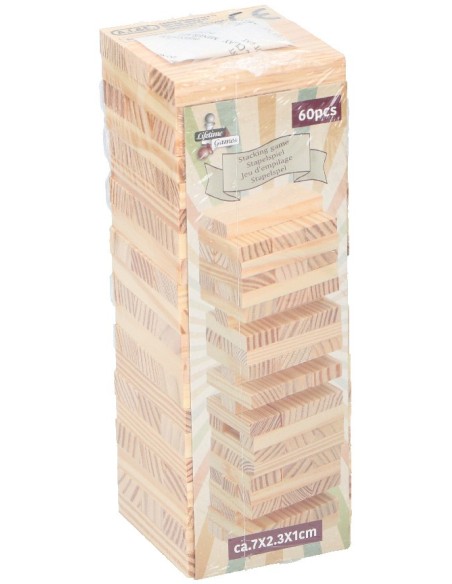 Juego Jenga - 60 pzs.