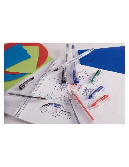 Bolígrafs de gel neó/metal·litzat