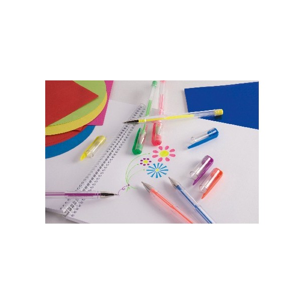 Bolígrafos de gel neón/metalizado