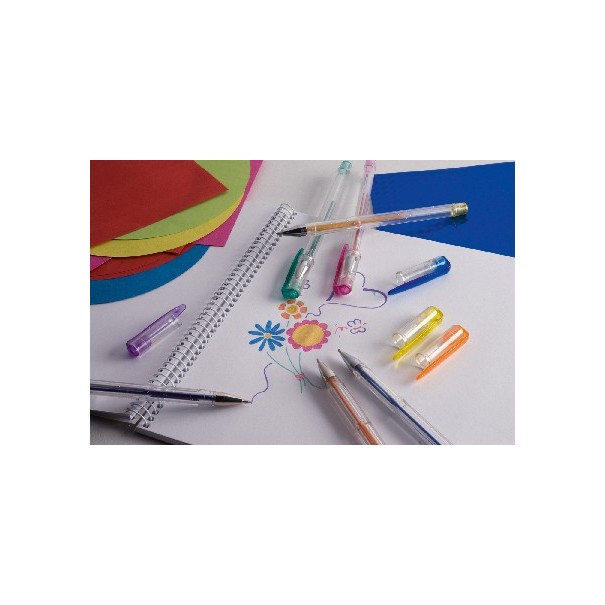 Bolígrafs de gel neó/metal·litzat