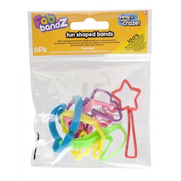 Pulseras de goma - 6 unidades