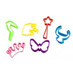 Pulseras de goma - 6 unidades