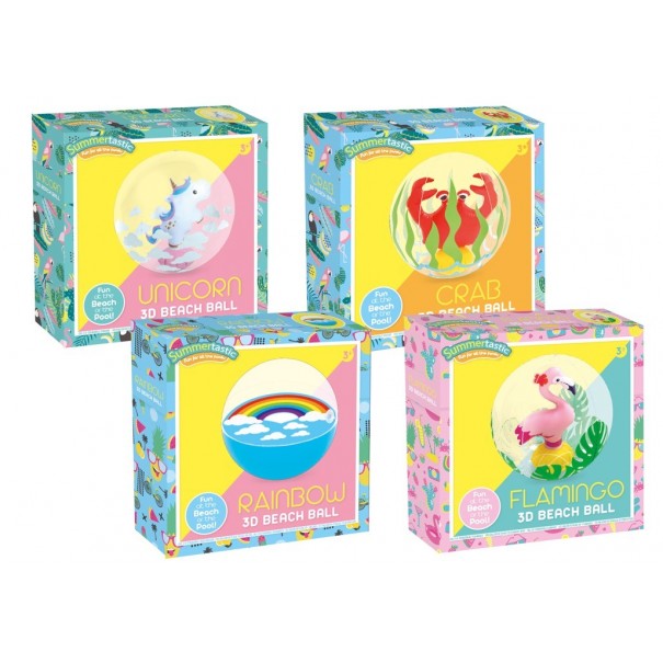 Pilota de plàstic 3D - 30 cm.