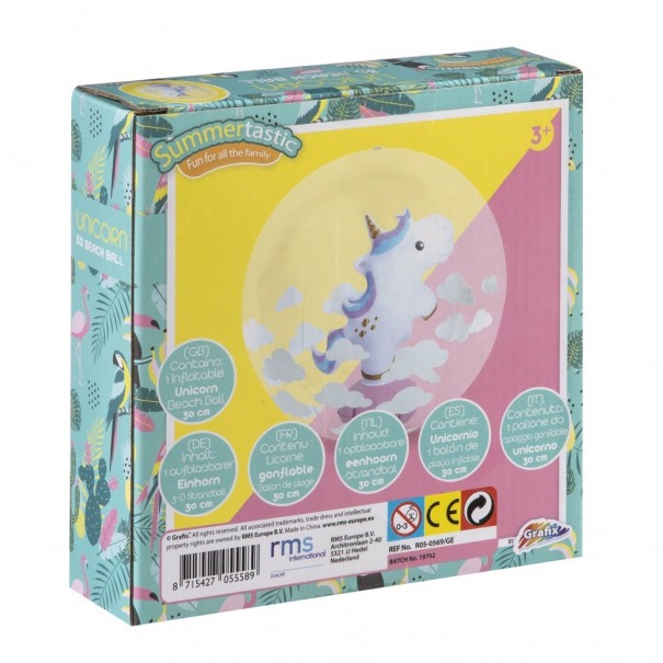 Pilota de plàstic 3D - 30 cm.