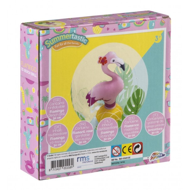 Pilota de plàstic 3D - 30 cm.