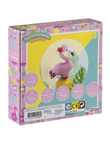 Pelota de plástico 3D - 30 cm.