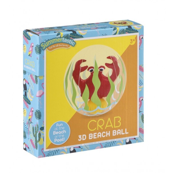 Pelota de plástico 3D - 30 cm.