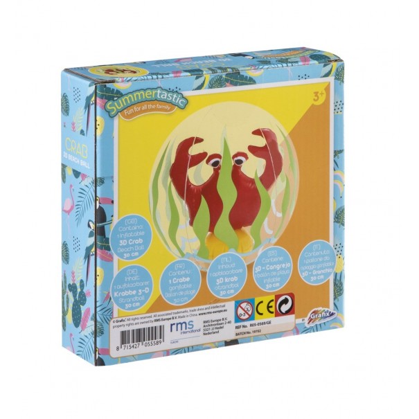 Pilota de plàstic 3D - 30 cm.