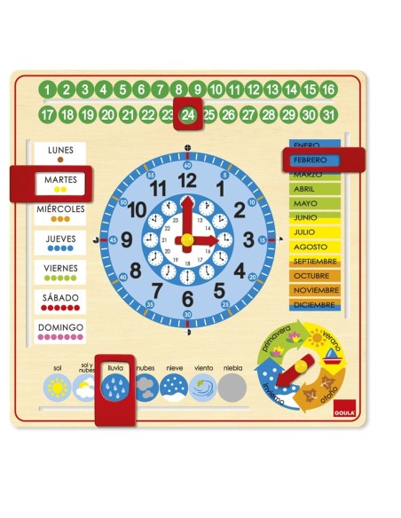 Reloj Calendario - Castellano