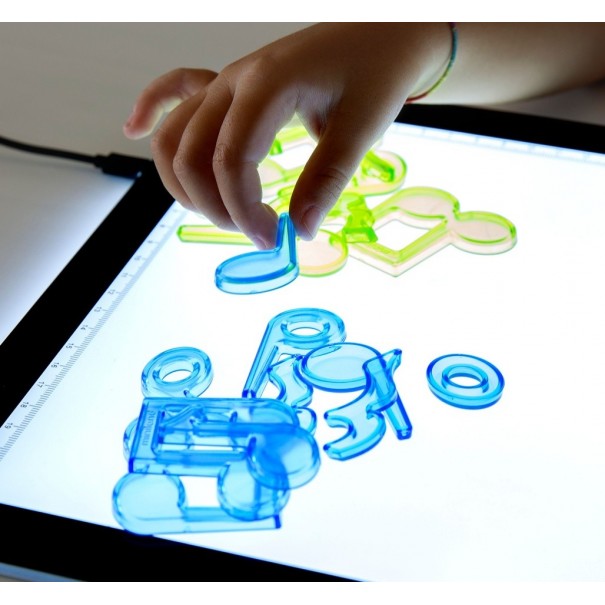 Notes musicals translúcides