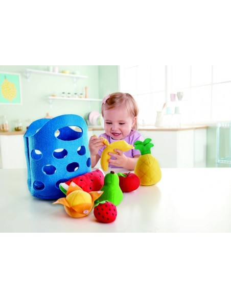 Cesta de frutas de juguete