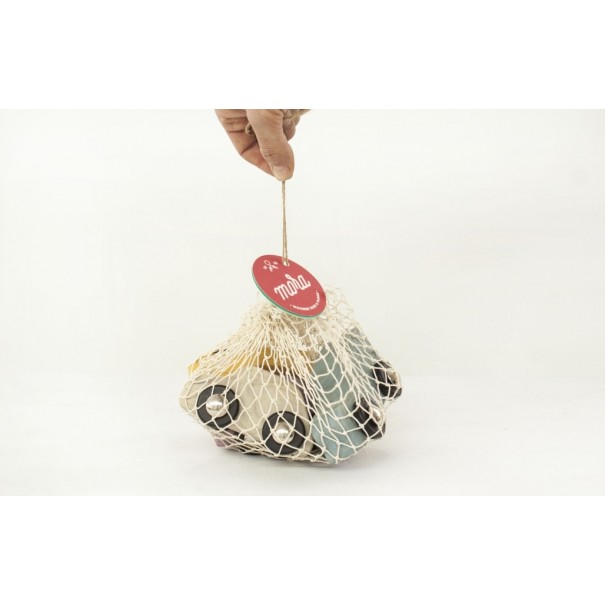 Coches de madera - 4 uni