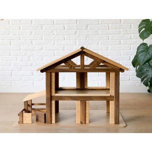 Granja de madera de juguete