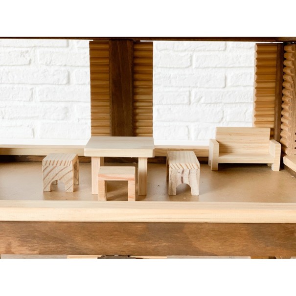 Granja de madera de juguete