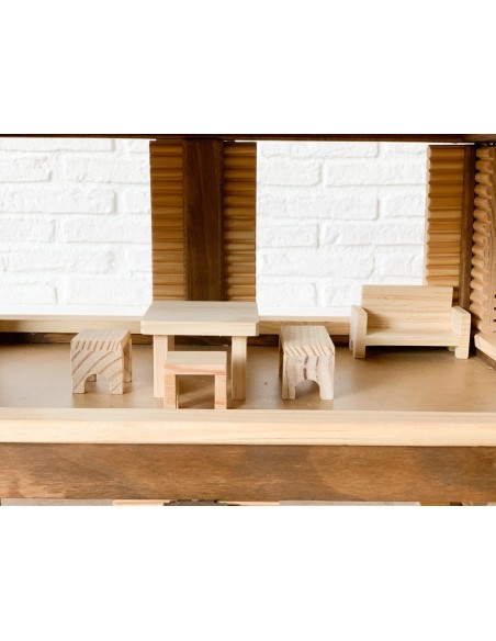 Granja de madera de juguete