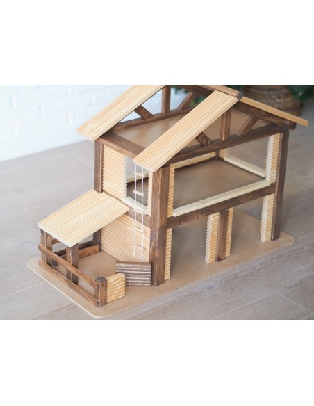 Granja de fusta de joguina