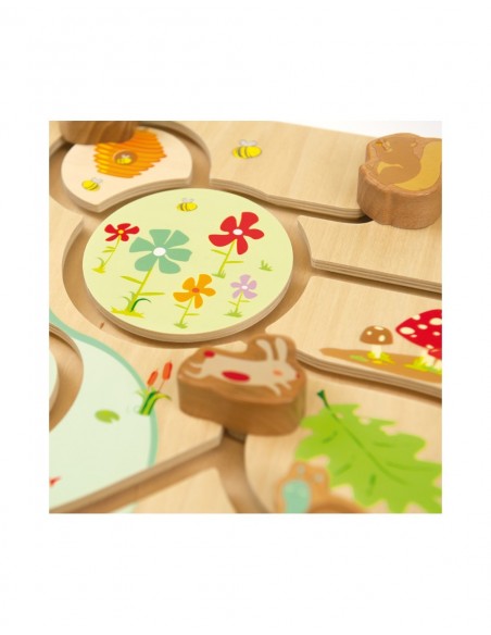 Forest Sliding Game - Juego de asociación