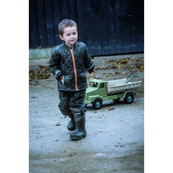 Camión volquete de plástico reciclado