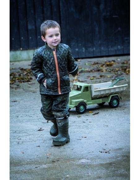 Camión volquete de plástico reciclado