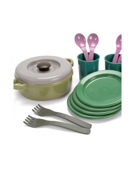 Vaixella de joguina de plàstic reciclat