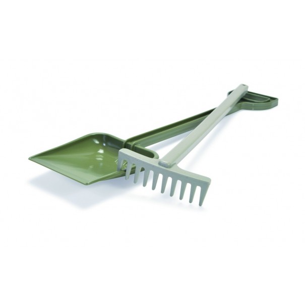 Pala i rasclet de plàstic reciclat