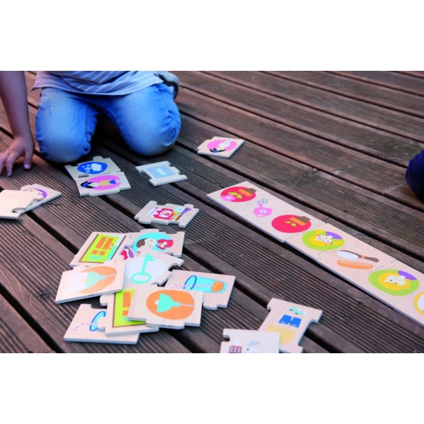 Puzzle Secuencias de Madera