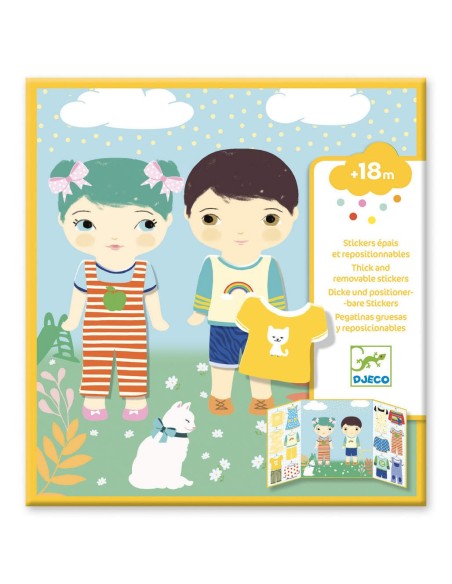 Stickers reutilizables - La ropa