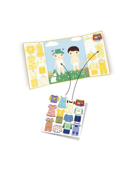 Stickers reutilizables - La ropa