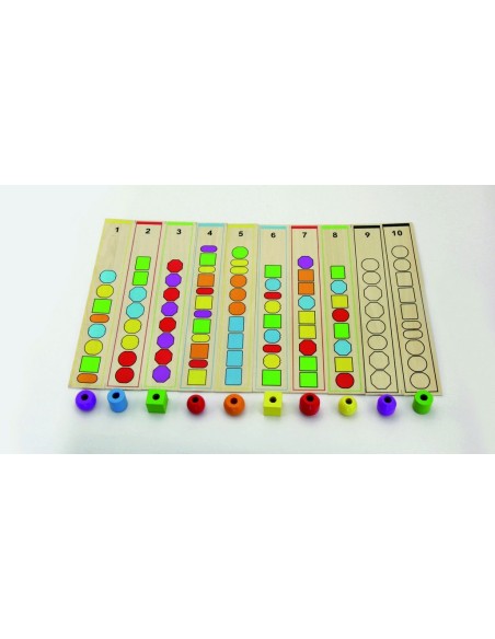 Formas Ensartables de Madera