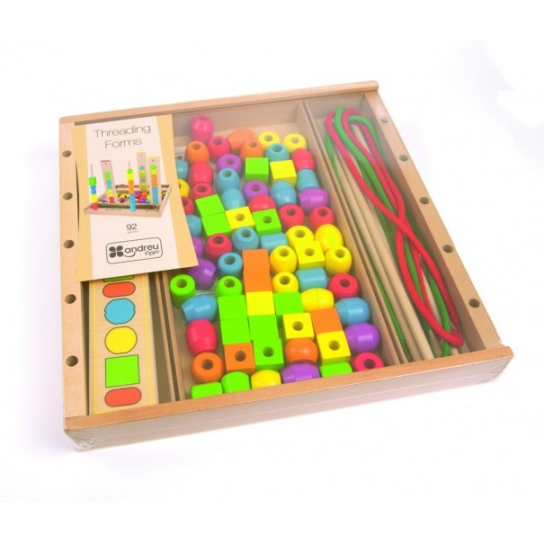 Formas Ensartables de Madera