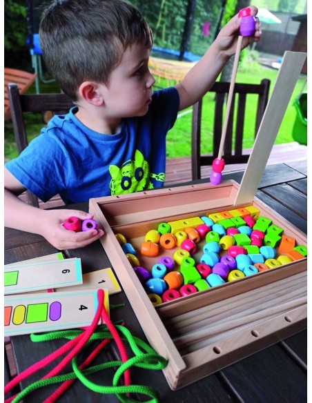 Formas Ensartables de Madera