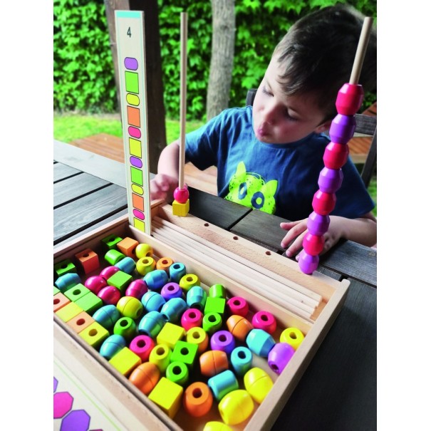 Formas Ensartables de Madera