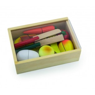 Pan y verduras para cortar... 2