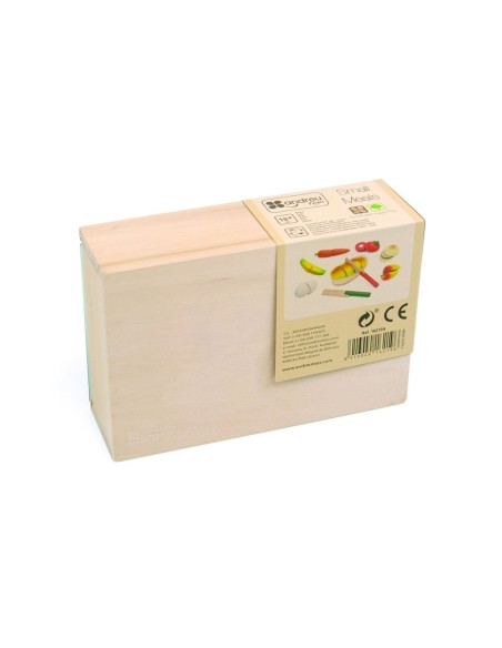 Pa i verdures per a tallar de joguina