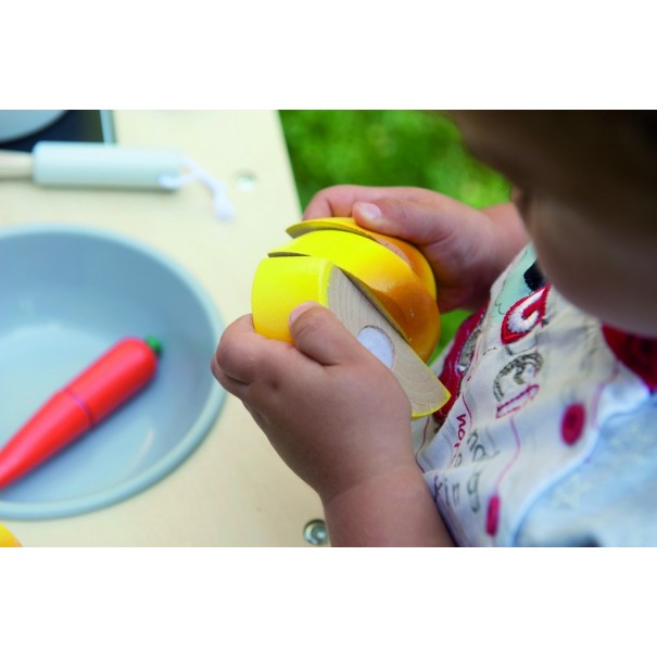 Pa i verdures per a tallar de joguina