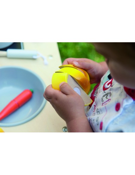 Pa i verdures per a tallar de joguina