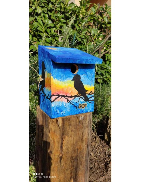 Caja-nido para pájaros