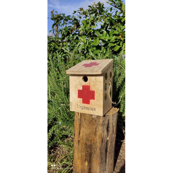 Caja-nido para pájaros