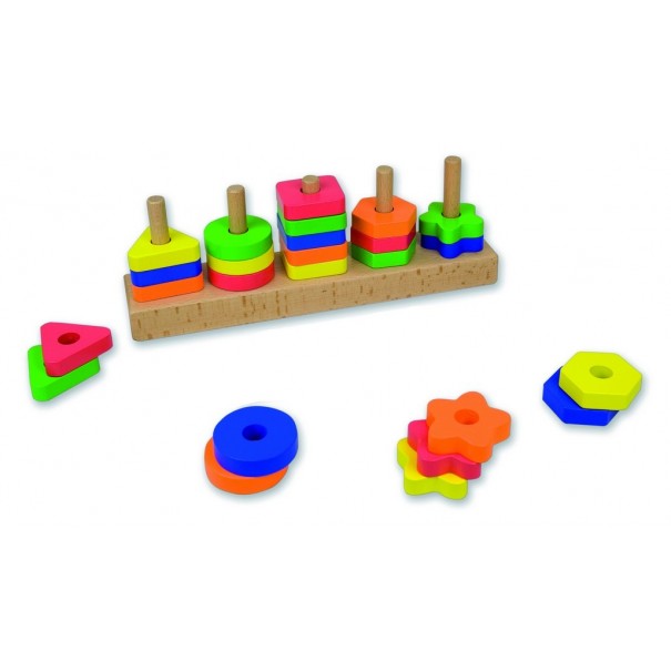 Geo juego de formas ensartables