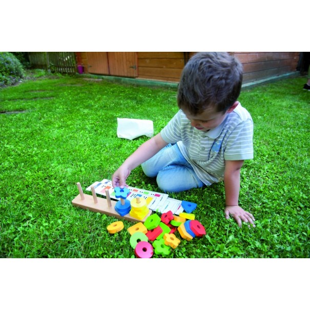 Geo juego de formas ensartables