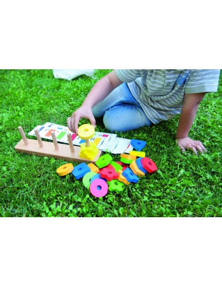 Geo juego de formas ensartables