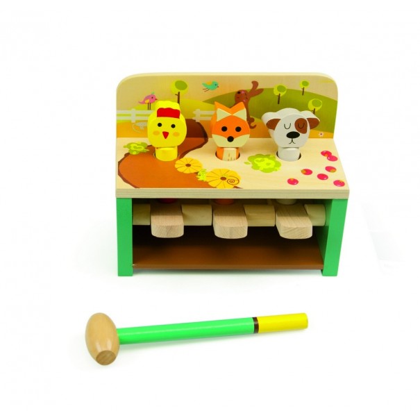 Banco Golpea y Salta - Jardín