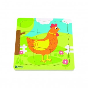 Puzzle - Huevo/Gallina