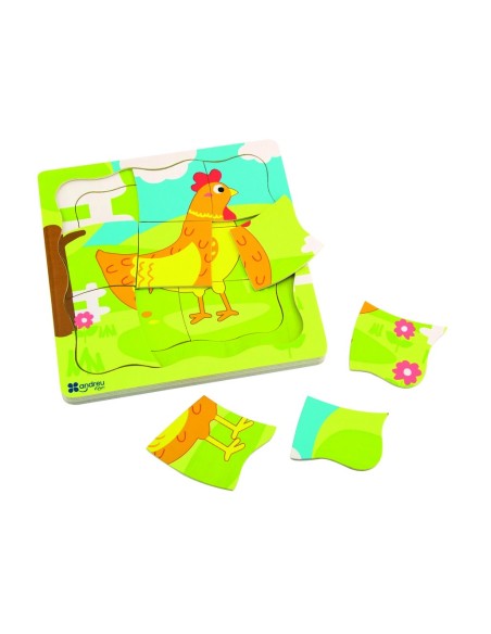 Puzzle - Huevo/Gallina