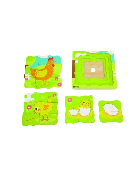 Puzzle - Huevo/Gallina